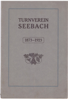 50 Jahre Turnverein Seebach 1873 - 1923 (Chronik + Programmblatt)